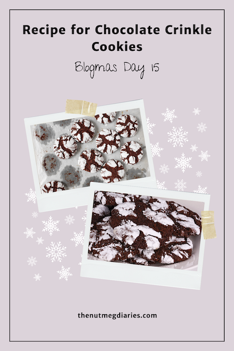 chocolate crinkle cookies