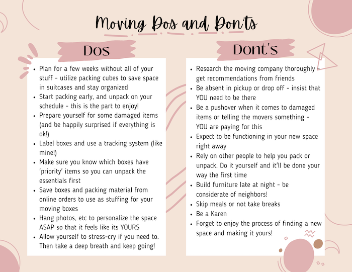 Moving Tips