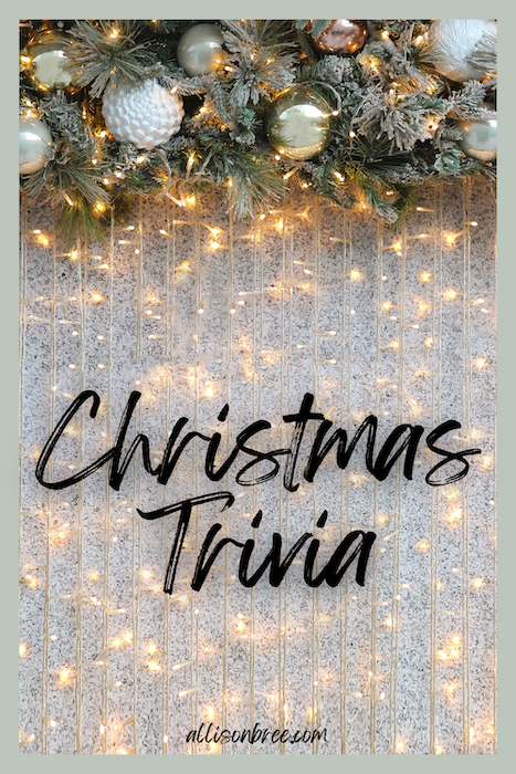 Christmas Holiday Trivia